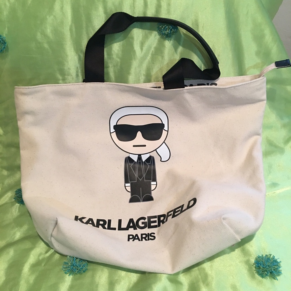 Karl Lagerfield tote bag